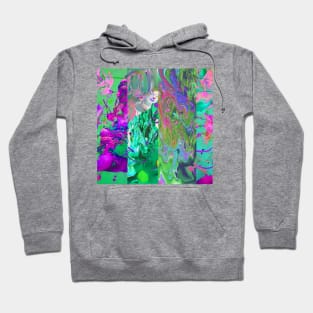 Cool toned abstract art Hoodie